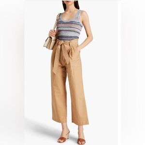 NWT Veronica Lang high waist belted trousers Size M US 6 - 8